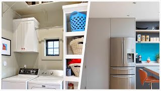 75 Small Eclectic Laundry Room Design Ideas You'll Love ➤