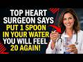 After 50, Plain Water May Not Be Enough — This Trick Supports Blood Flow Fast