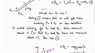 Lecture 27: March 25. Example. Rigid body pendulum.