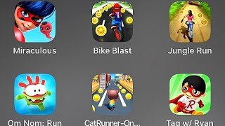 Miraculous Ladybug,Bike blast,Jungle Run,Om Num Run,Cat Runner,Tag w/ Ryan - iPad Games HD screenshot 3