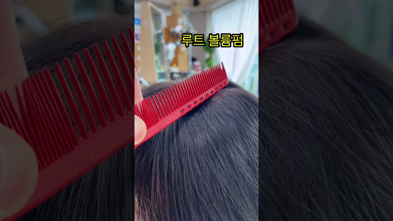 루트볼륨펌(뿌리볼륨) #루트펌 #볼륨펌 #뿌리볼륨