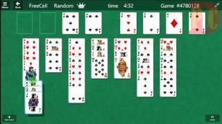 How to Play FreeCell in Windows 10 (Win) screenshot 2