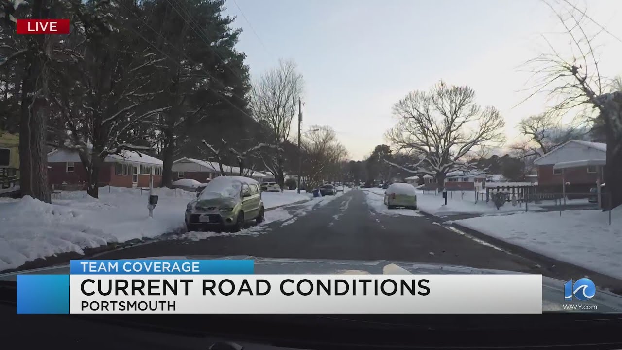 Road conditions throughout region improving - YouTube