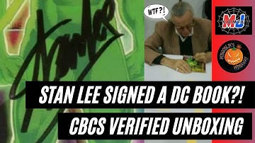 Stan Lee signed a DC Comic?! - CBCS Verified Unboxing