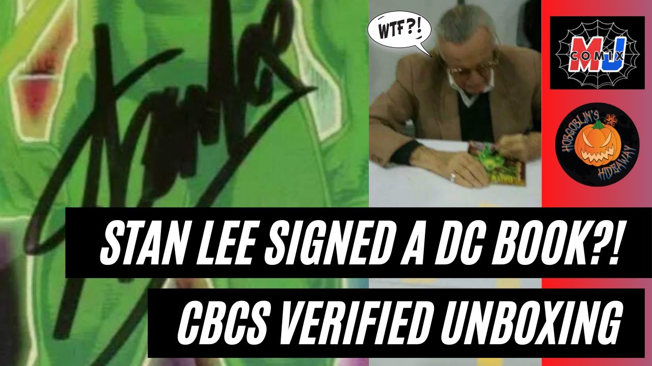 Stan Lee signed a DC Comic?! - CBCS Verified Unboxing