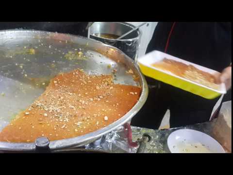 كنافة نابلسية حلويات الشرق العربي اربد