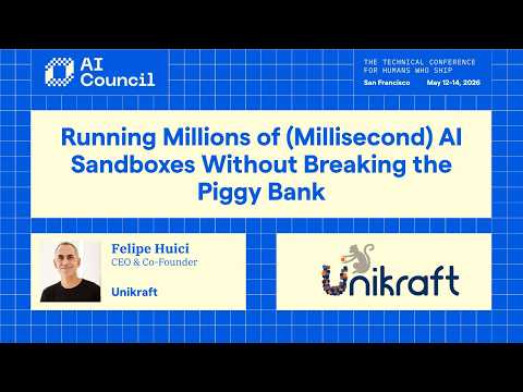 Running Millions of (Millisecond) AI Sandboxes without Breaking the Piggy Bank | Unikraft