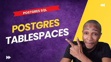 Tablespaces in Postgres