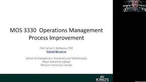 4- Process improvement - MOS 3330 - Operations management - Unit 2 - Lesson 3A