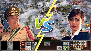 Generals Zero Hour - Challenge - General Fai vs General Leang - Hard Difficulty