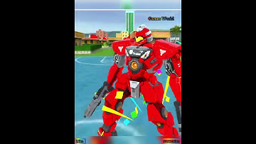 Robot game - Robot, Car, Bus, Jet.. Transforming robot.. #shorts 2
