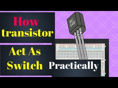 실제 예제를 사용한 스위치로서의 트랜지스터