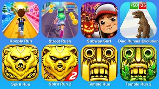 Kooply Run,Street Rush,Subway Surf,Dino Runner Evolution,Spirit Run,Spirit Run 2,Temple Run screenshot 2