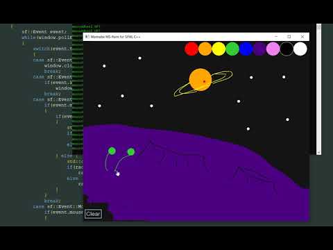 SFML C++ Wannabe MS-Paint like application
