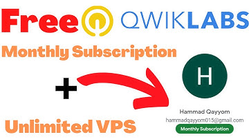 Free Qwiklabs Monthly Subscription | Unlimited VPS 2021
