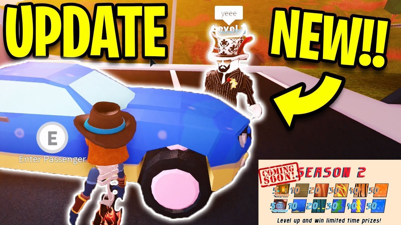 Jailbreak Season 2 Update New Skins Levels Full Guide W - getting all the badges roblox jailbreak youtube