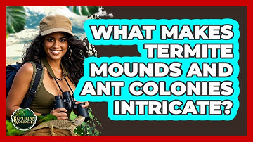 What Makes Termite Mounds And Ant Colonies Intricate? - Reptilian Wonders