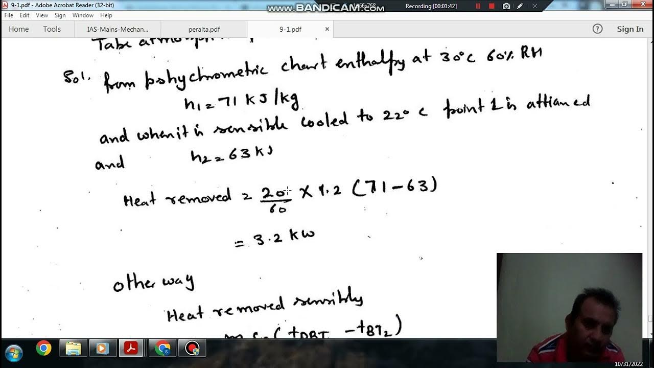 Refrigeration and Air conditioning Q2(IAS mains 2009)(Previous Year Conventional IAS,IES