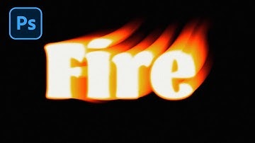 Fire text effect with Photoshop - TUTORIAL