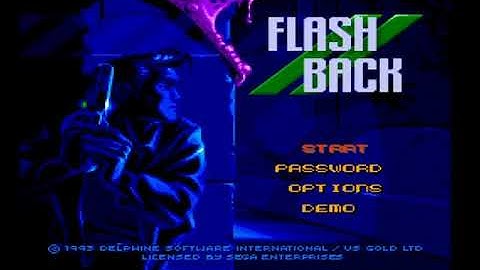 Flashback (The Quest for Identity) - Intro - Sega MegaDrive / Genesis - Retro Gaming