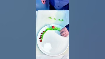 A quick-learn decorative dish tutorial #Vegetable and fruit modeling #A quick-learn series #Decorat