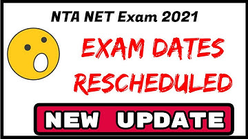 🔥🔥 New Update || NTA NET Exam Date Rescheduled || NET December 2020 and June 2021 Cycle