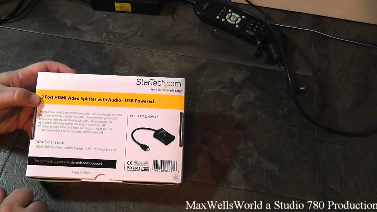 StarTech.com Repartiteur video HDMI 4k a 4 ports - Splitter HDMI 1