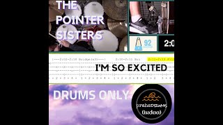 The Pointer Sisters I'm So Excited Drums Only (Play Along) by Praha Drums Official (41.c)