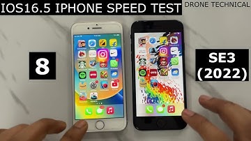 iPhone 8 vs SE3 (2022) Speed Test and Ram Management Test - iOS 16.5