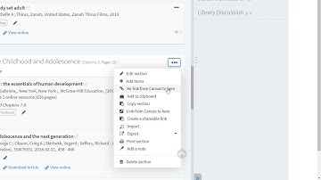 Leganto: Link from LMS to a Specific Section or Citation in Your List