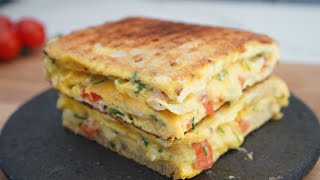 Recette du fameux EGG SANDWICH avec seulement 5 ingrédients, super pratique et gourmand