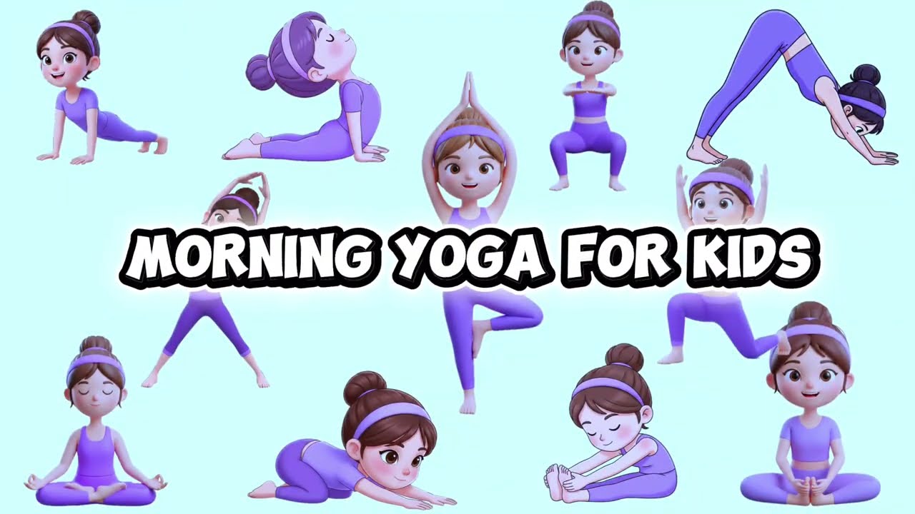 Morning Yoga for Kids 🧒 | Fun & Easy Daily Exercise