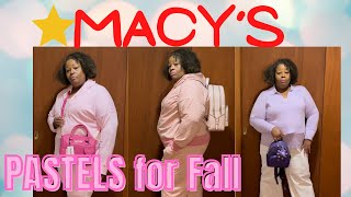 UNBOXING MACY’S PLUS SIZE TRY ON HAUL FALL🍁MICHAEL KORS & CALVIN KLEIN PINK 2022 | Robin Cookie