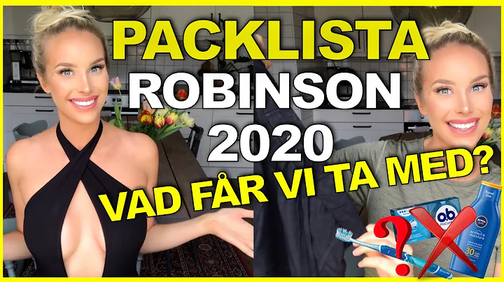 PACKLISTA ROBINSON 2020 - VAD FR VI TA MED?