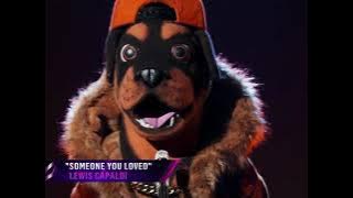 Masked singer Rottweiler preform someone you loved