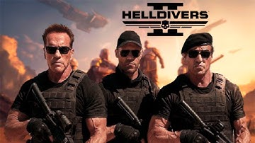 The Expendables in Helldivers 2