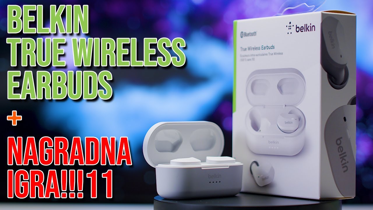BELKIN SOUNDFORM TRUE WIRELESS EARBUDS + Nagradna Igra!