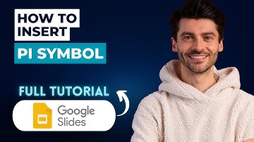 How to Insert Pi Symbol in Google Slides [2025 Guide]