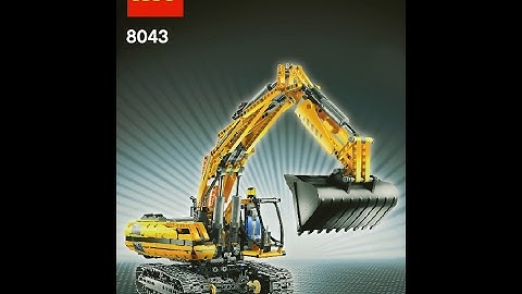 Lego Technic 8043 Excavator - Building Instructions