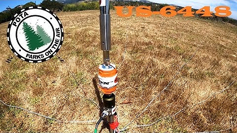 Testing homebrew 40 meter coil for the Chameleon CHA SS25 Whip & I forgot my coax @ POTA Activation