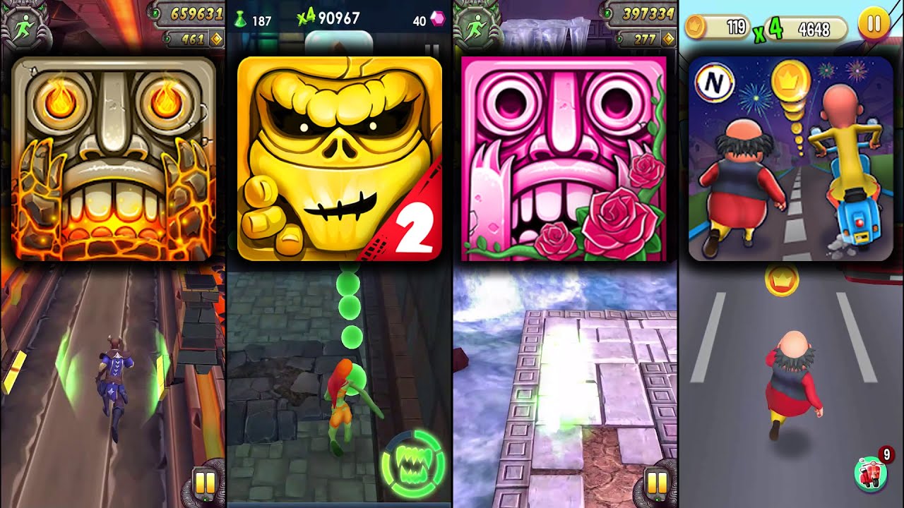 Temple Run 2 Volcano Island Vs Zombie Run 2 Vs Temple Run 2 Winter Wasteland Vs Motu Patlu Run
