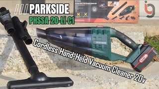 PARKSIDE® Cordless Hand-Held Vacuum Cleaner 20v / PHSSA 20-Li C1