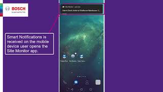 Bosch Security - VSaaS - How to receive a push notification on a smart phone (with Site Monitor App) screenshot 2