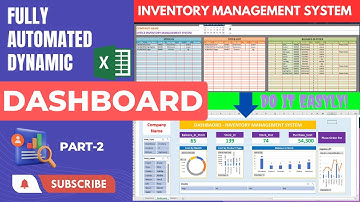 Fully Automated DASHBOARD for Inventory (stock) Management System in Excel || Dynamic Inventory App