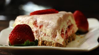 الذ تشيز كيك فراولة ،الباردة  |  Delicious Strawberry Cheesecake, Cold