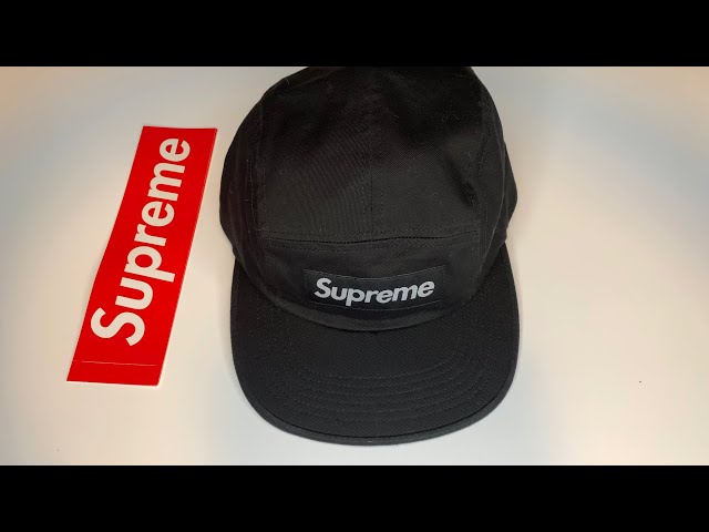 Supreme SS20 Washed Chino Twill Camp Cap Unboxing And Review