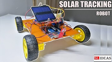 How To Make Solar Tracking Robot Arduino | Free Energy Robot | Sun Tracking System | SL IDEAS.