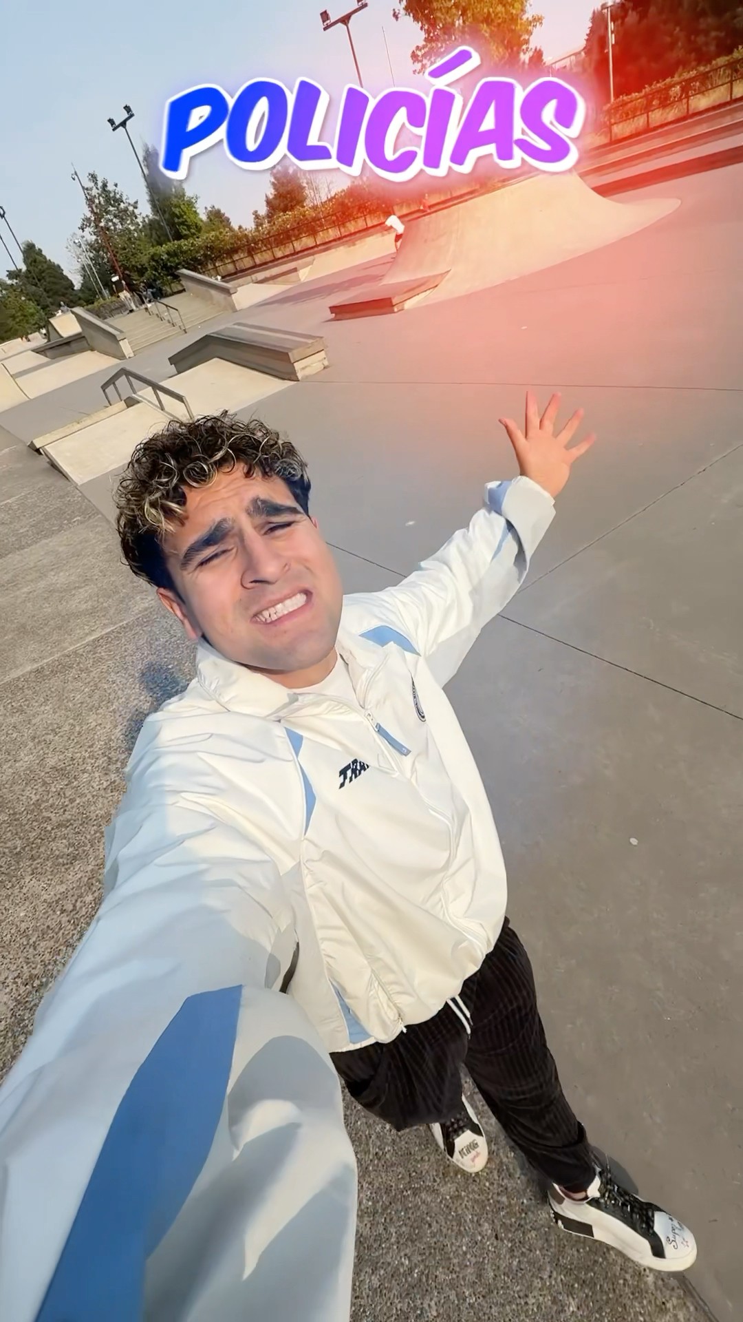 Está vez la policia no me pudo detener ????