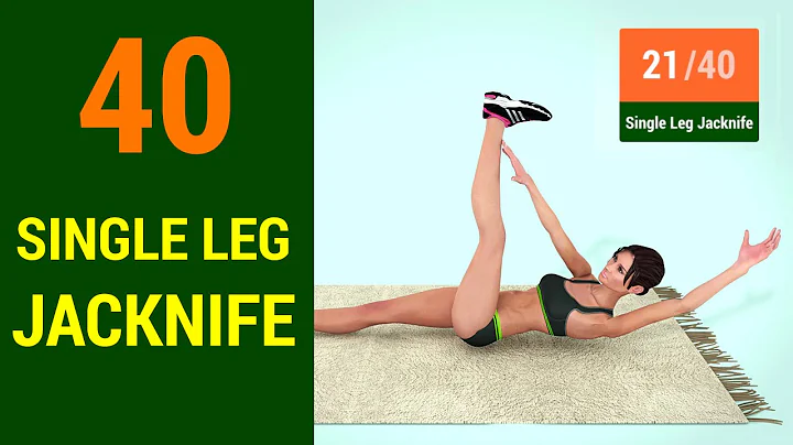 40 Single Leg Jacknife Challenge [Effective At Hom...