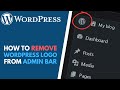 How to Remove the WordPress Logo from the Admin Bar // Remove Admin Bar Logo Plugin